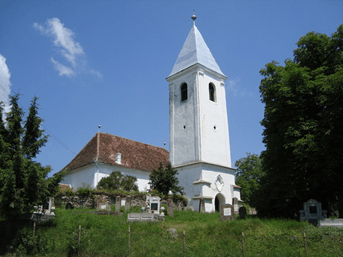 Református templom, Zalán (Ma Zălan, Románia)