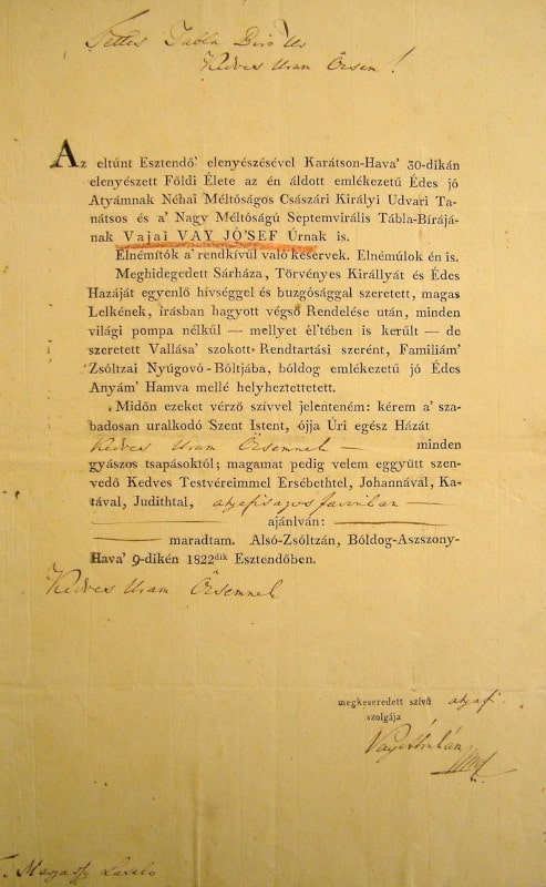 Keresztelői, házassági, temetési meghívó- és értesítőlevelek a 16–19. századból I.