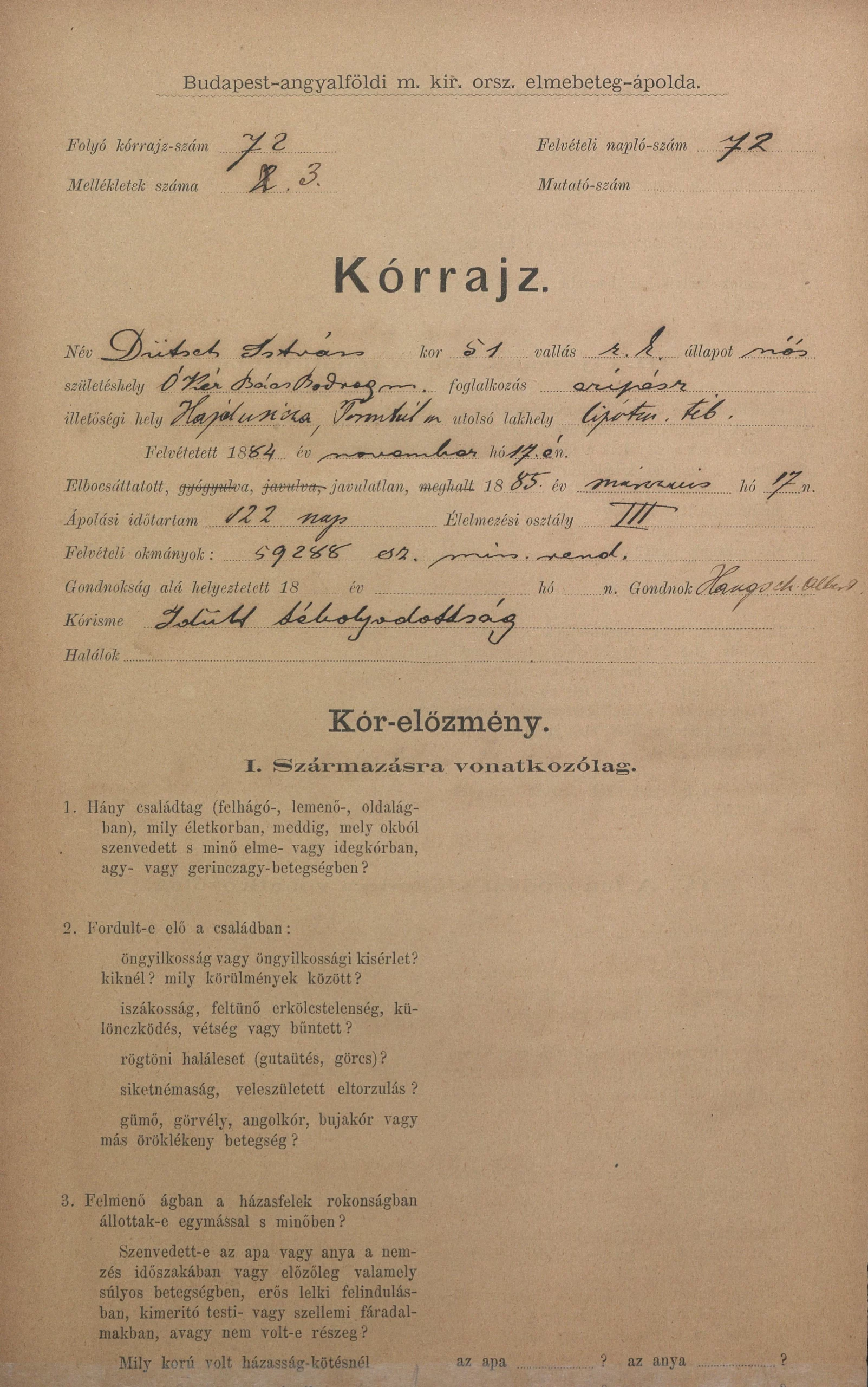 Egészségügyi dokumentáció a családkutatás szolgálatában